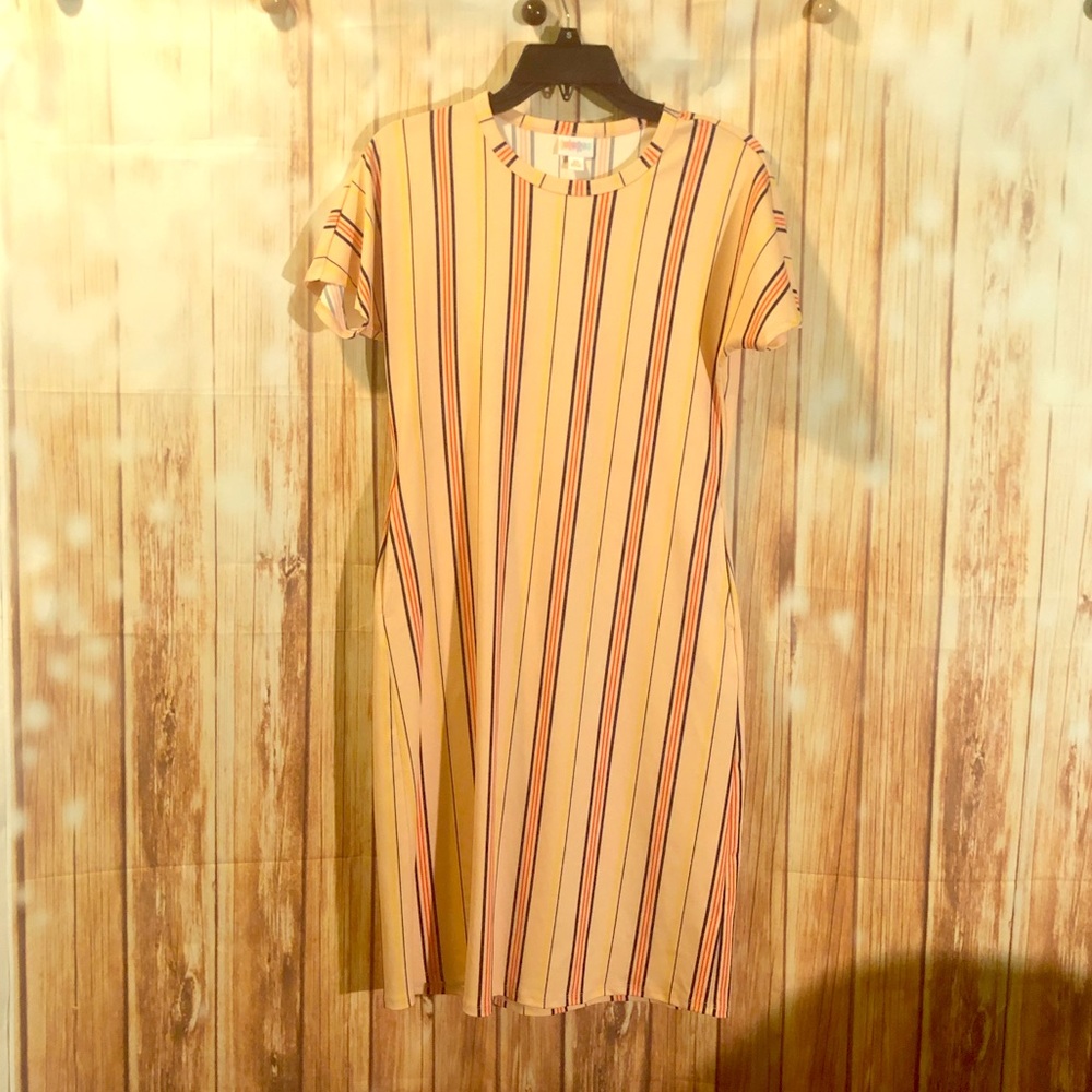 XS LulaRoe striped dress😍